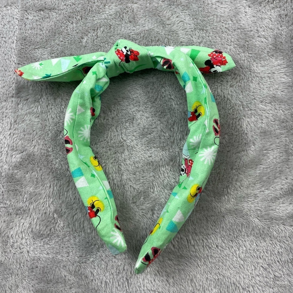 Disney Mickey and Minnie Mouse Top Knot Headband Adult Size - Picture 3 of 6